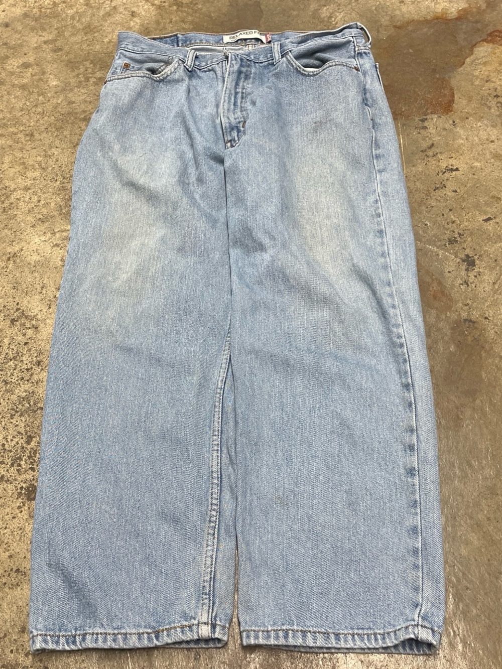 Y2K Levi’s 550 Relaxed Fit Jeans Men’s 36 x 29 Light Wash Faded Heavyweight 00s